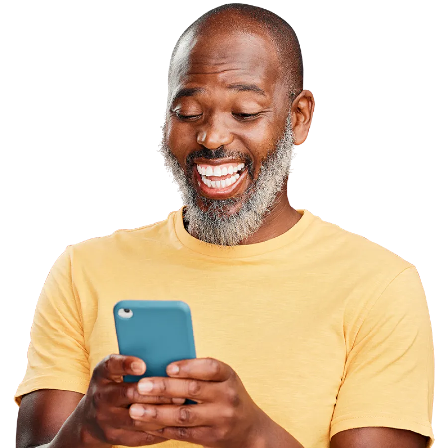 business professional using mobile phone