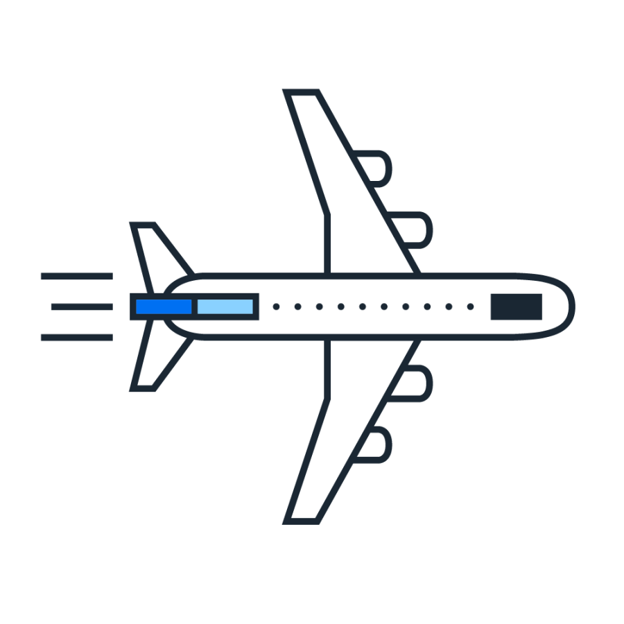 Airplane pictogram