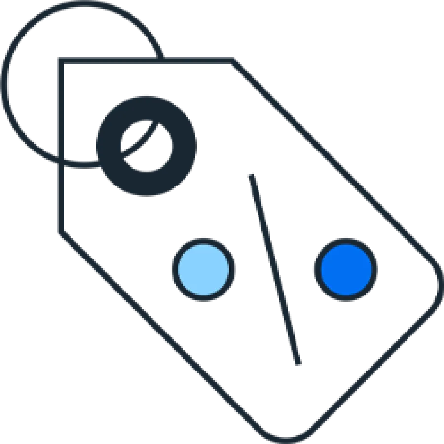 Price tag pictogram